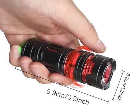 Rechargeable EDC Flashlight Fingertip Gyro ‎T1131