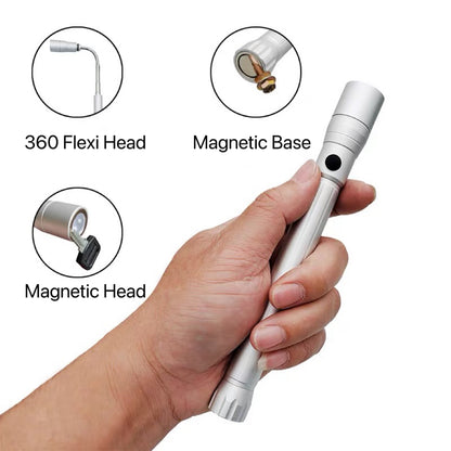 D9129 | Flexible Aluminum Flashlight with Magnet