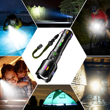 Skylla Torch LED Rechargeable 1000 Lumens with Car Safety Hammer